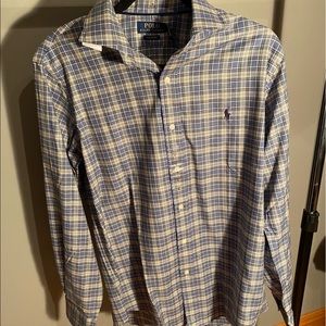 Long sleeve plaid shirt from polo ralph lauren